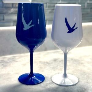 Gray Goose Vodka Acrylic Stemmed Wine Glasses